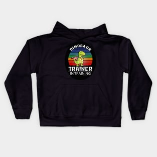 Black Panther Art - Dinosaur Trainer in Training Kids Hoodie